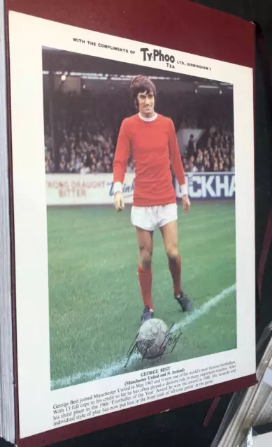 Typhoo Premium International Football Stars 2Nd George Best Bobby Charlton Set