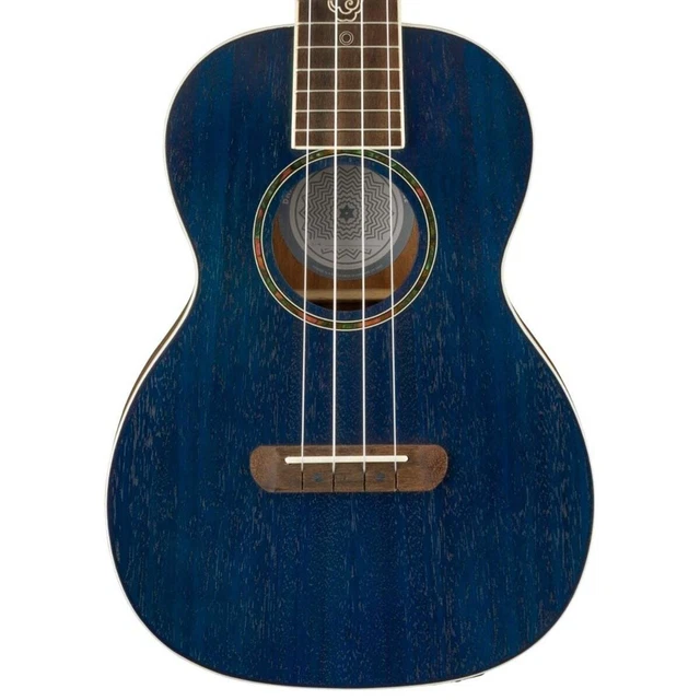 Fender Dhani Harrison Tenor Acoustic-Electric Ukulele (Sapphire Blue