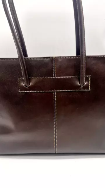 Sac porte-documents de retour au bureau pour femme en vrai cuir véritable... 3