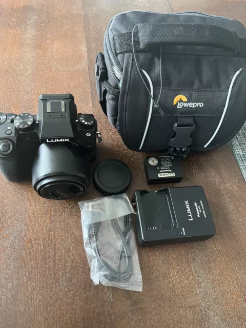 Panasonic Lumix G7 16.0 MP Digital Mirrorless Camera  Travel Bag Included