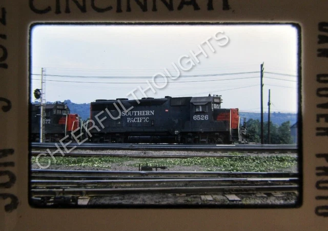 Original  '72 Kodachrome Slide SP Southern Pacific 6526 GP35 Cincinnati    37Q37