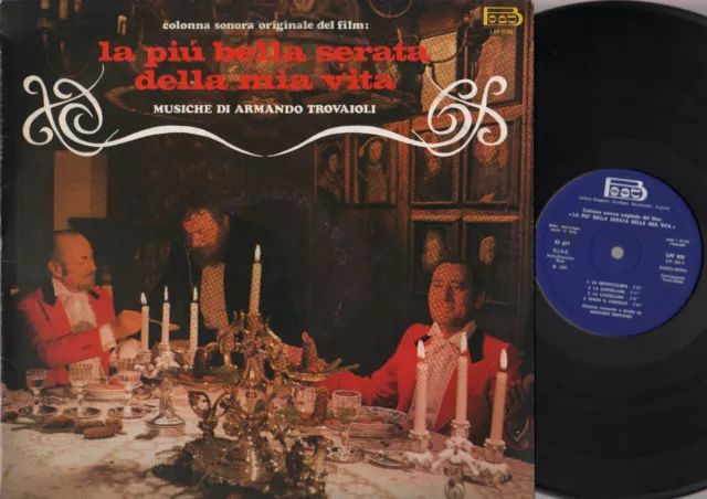 Lp Colonna Sonora Film La Piu' Bella Serata Della Mia Vita Trovajoli Sordi 1976