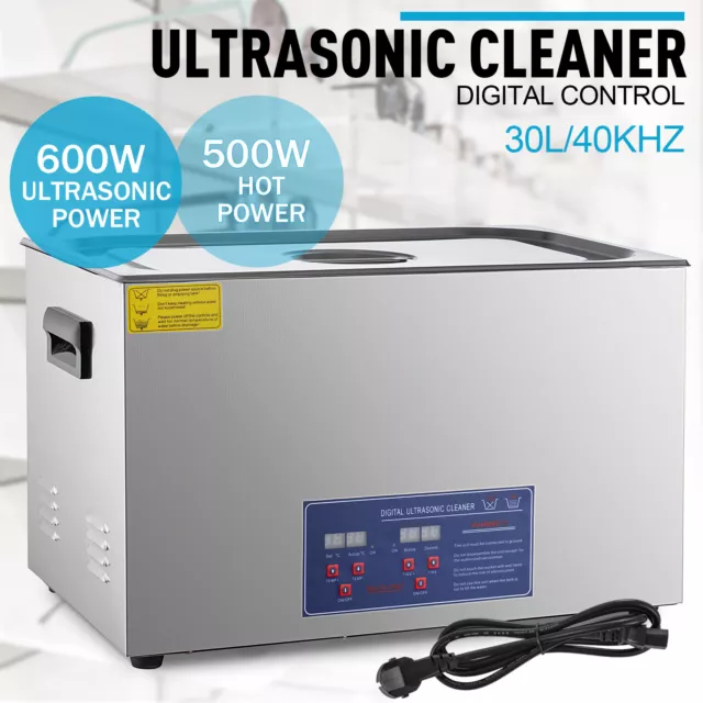 30L Nettoyeur A Ultrasons Ultrasonic Cleaner Professionnel Digital Chauffe