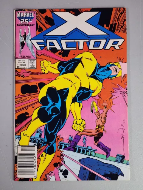 X-Factor #11 VF Newsstand Marvel Comics 1986