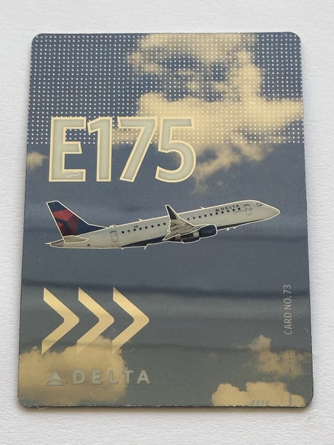 DELTA AIRLINES E175 Pilot Trading Card #62 Rare New (2022) $10.21 - PicClick