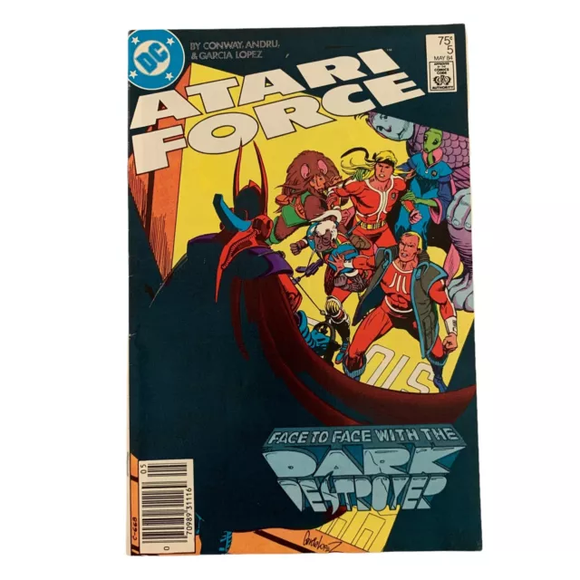 VTG 1984 Atari Force #5 Comic Book DC Comics