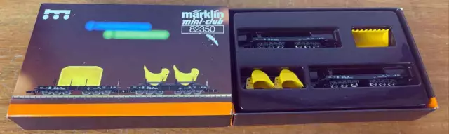 Z Scale Z Gauge Märklin Mini-Club MHI 82350 Heavy Duty Flat Car Set Marklin