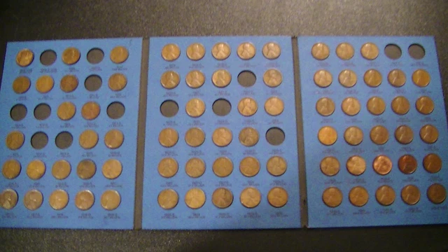 Lincoln Wheat Penny Cent Set Lot 76 Coins 1909 Vdb To 1940 Includes Rarer Dates