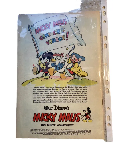 Walt Disney's Micky Maus | Das Bunte Monatsheft Nr. 2 - Februar  1952 | 2