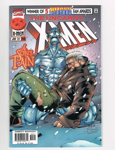 The Uncanny X-Men, A Son's Pain, Vol. #1, # 340, January 1997