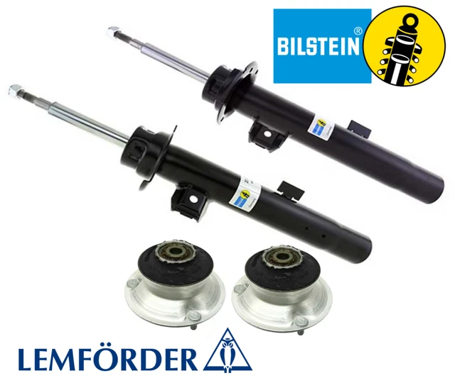 Front Shock Strut Assembly & Strut Mount Lt & Rt 4pc OEM for BMW 128i 135i 08-13