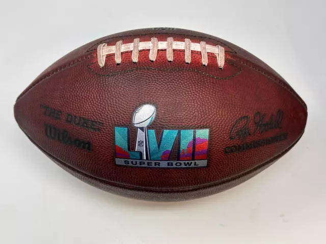 Super Bowl LVII Official Wilson The Duke Game Ball Football - GAME PREPPED
