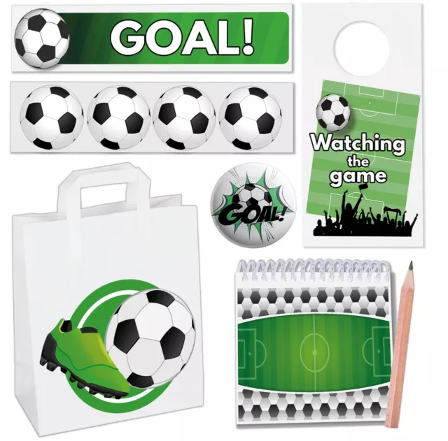 Football Soccer Party Bags Fillers Favours Goody Birthday Award Kids Boys Girls