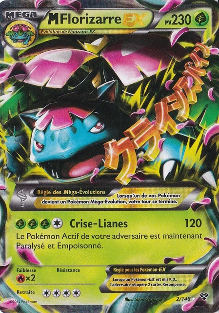 M Florizarre EX - XY - 2/146 - Carte Pokemon Française
