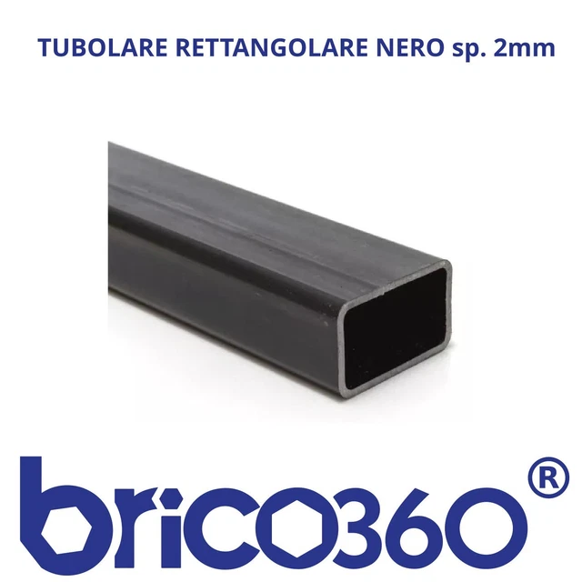 Profilo Materiale Ferro - Tubo Rettangolare Saldato 80x40 - 2mm - Foto 8