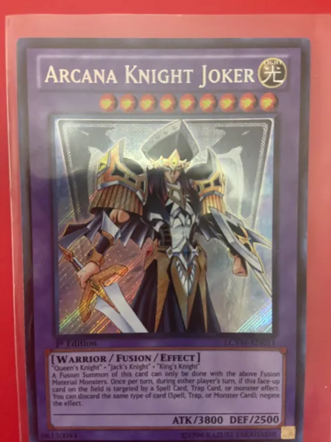 Yu-Gi-Oh! - Arcana Knight Joker - LCYW-EN051 - Secret Rare - 1st Edition - NM
