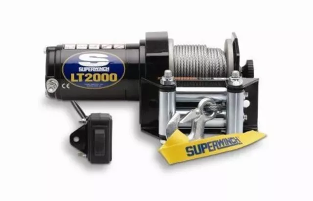 Superwinch LT2000 ATV Winch 5/32" x 50' 12V DC 2,000 lbs rated line pull 1.0 HP