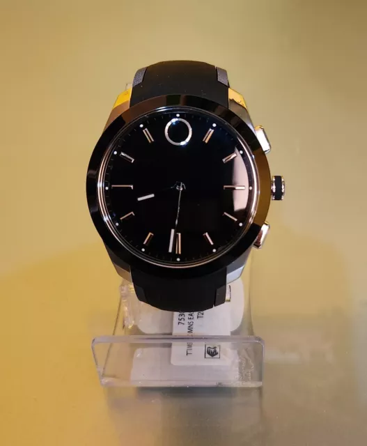 Movado Men's BOLD  3660012 Motion Silicone Band 44mm Watch - TIME ONLY