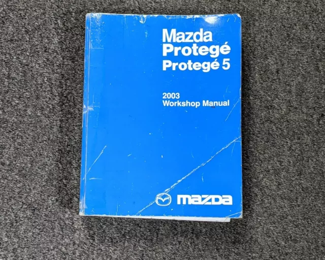 2003 Mazda Protege 5 Factory Workshop Shop Service Repair Manual DX LX ES 2.0L