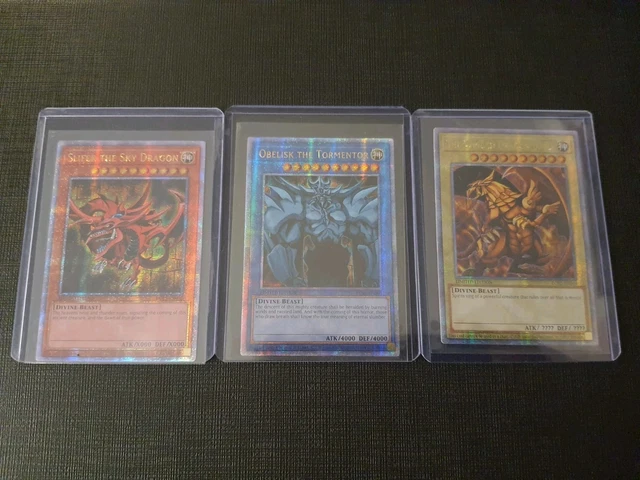 Yugioh God Cards Gbi Yu-Gi-Oh! Egyptian God Cards Complete Set - Slifer, Obelisk, Ra - Secret Rare, Korean Language, Near Mint Condition All Yugioh Cards Yugioh God Cards Gbi Yu-Gi-Oh! Egyptian God Cards Complete Set - Slifer, Obelisk, Ra - Secret Rare, Korean Language, Near Mint Condition All Yugioh Cards