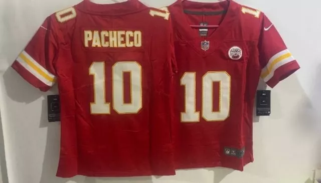 YOUTH XLARGE ISIAH Pacheco Kansas City Chiefs Game Jersey Stitched Nwt ...