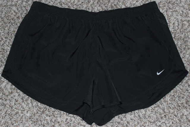 Women's Nike Tempo Dri-Fit Lined Shorts Plus Size 2X ~Black~