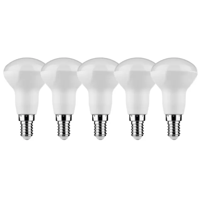 5 x Müller-Licht LED R50 Reflektor 4,9W = 40W E14 matt 430lm warmweiß 2700K 120°