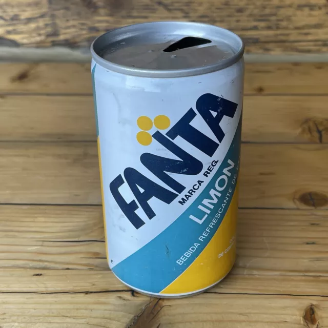 Getränkedose 80er 33cl Fanta Limon /Coca Cola Spanien - leer!