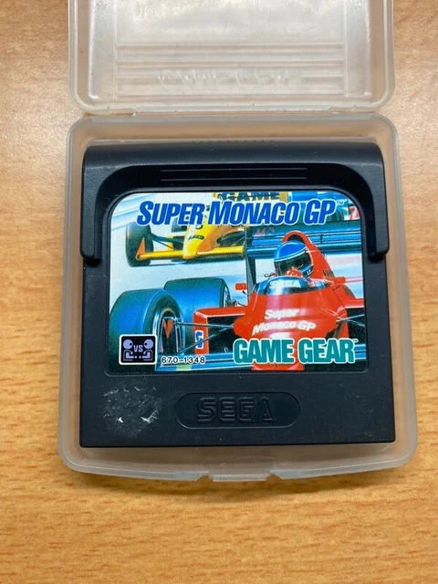 Jeu Sega Game Gear Super Monaco GP - Rétro Gaming Vintage - Cartouche Seule (loose)