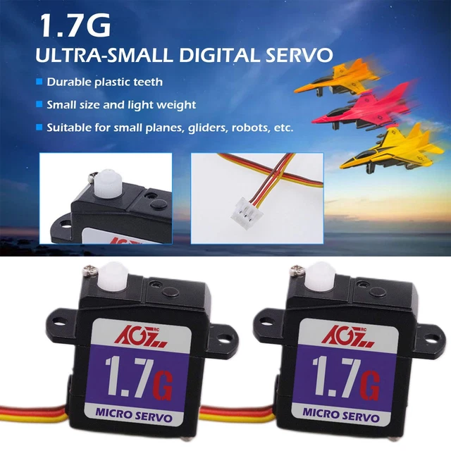 Micro Rc Sub ULTRA NANO SUB Micro Servo 1.7g pour RC planeur avion drone voiture ...