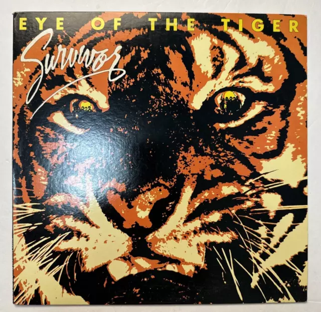 Survivor Eye Of The Tiger 1982 LP Scotti Bros. Records FZ 38062 Ex