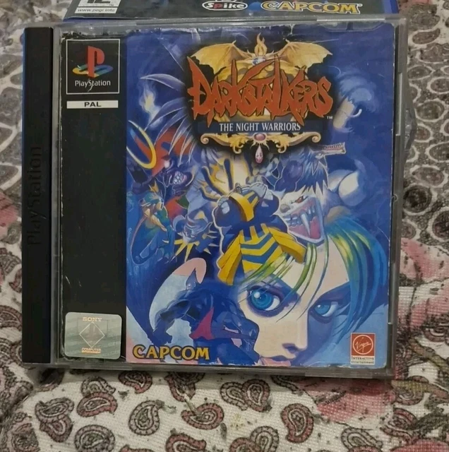 Trader Games - NIGHT WARRIORS DARKSTALKER S REVENGE SEGA SATURN NTSC Usa Complete Side Sunfade 0013388220038