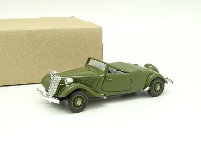 Provence Moulage Base Solido SB 1/43 - Citroën Traction 15CV Cabriolet Verte