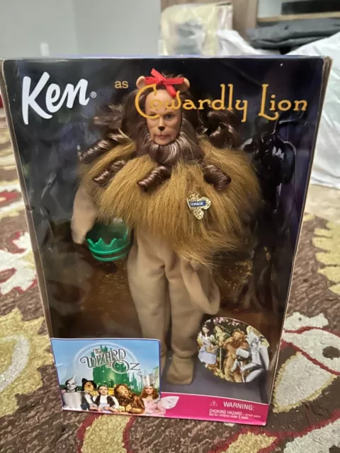 Ken as the Cowardly Lion in the Wizard of Oz Barbie Doll 1999 Mattel #25814