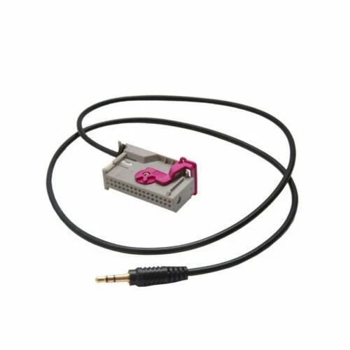 Audi A8 Navigation Plus Auxiliary Input Cable Adapter Genuine Socket