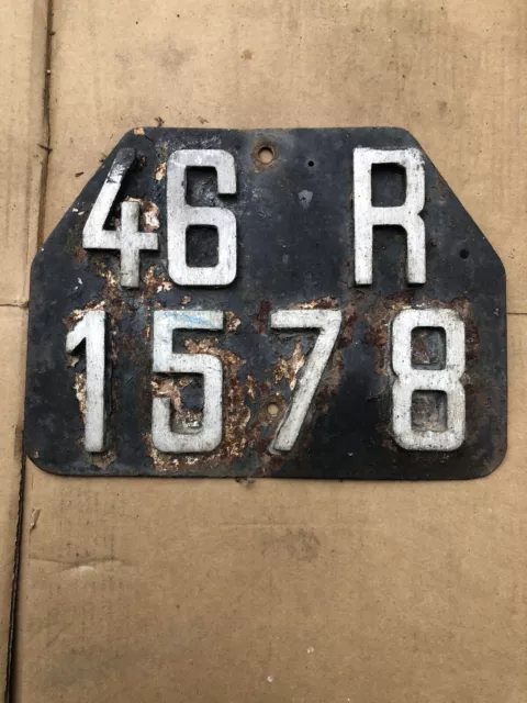 Nummernschild Motorrad Kraftrader Beiwagen Oldtimer Fahrzeuge