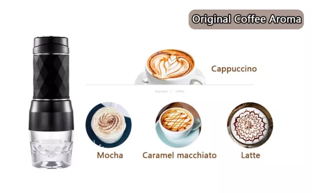 Portable Coffee Machine Hand Press Espresso Mini Coffee Maker For Powder Capsule 3