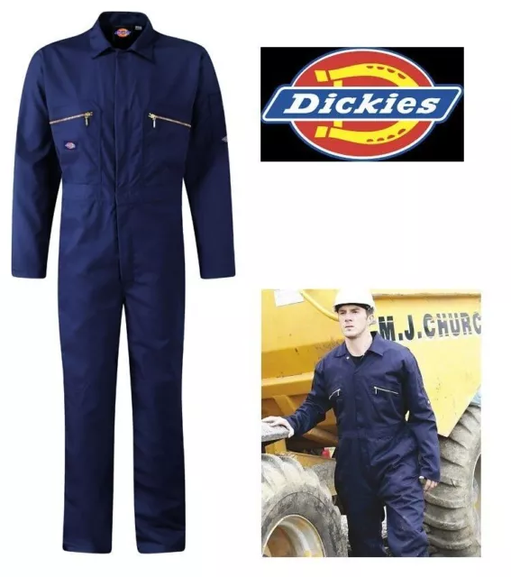 "Monos De Caldera Para Hombre Dickies Redhawk Con Cremallera Delantera Wd4839 Tallas 40-58"""