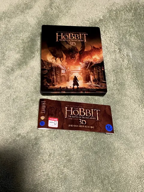 Hobbit Battle Five Armies Blu Ray + Blu Ray 3D Korean Steelbook Kimchidvd Jackso