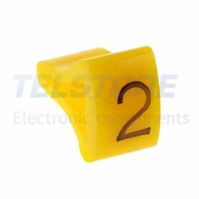1Confezione  Segna cavi per cavi e fili 3÷6,5mm H 8mm A 8mm L 5mm  .