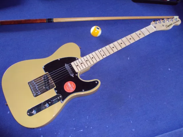 Scalloped SQUIER Tele Affinity butterscotch,playing a la Yngwie,Ritchie & Co !