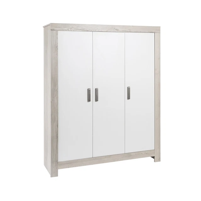 Schardt Nordic Halifax Schrank 3 Türen, Halifax Eiche / weiß TOP