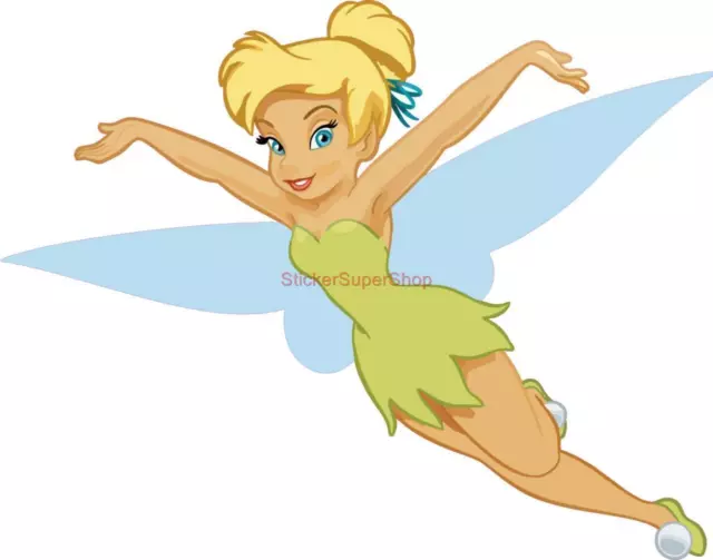 Choose Size - TINKERBELL Decal Removable WALL STICKER Art Home Decor Disney