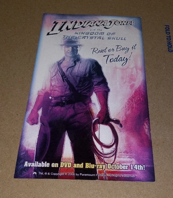2008 Indiana Jones And The Kingdom Of The Crystal Skull Store Display Sign