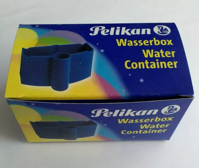 Wasserbox für Deckfarbenkasten von Pelikan blau, für K 12 und K 24