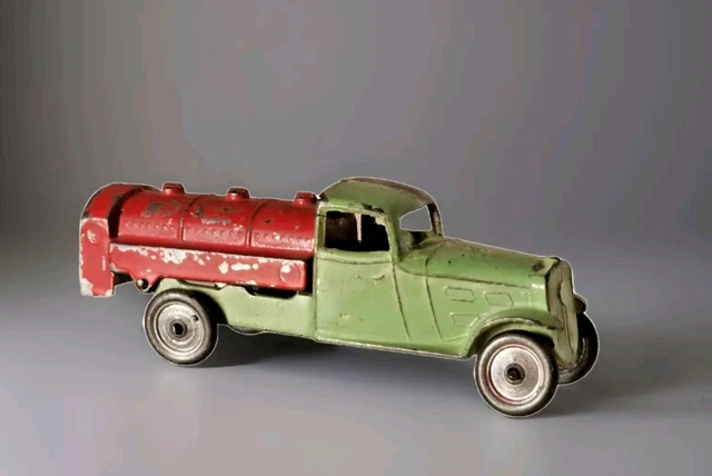 Camion GMC benne en boite les routier FJ france jouet ancien en tôle Joustra