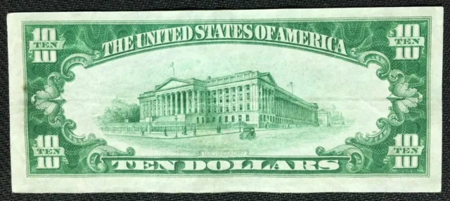 1928A $10 Federal Reserve Note Richmond FR 2001-E    RARE KEY NOTE ✔ 2
