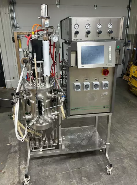 Biotech BioStat Fermenter C-DCU 3 10L Gasmix 4-MFC Bioreactor System