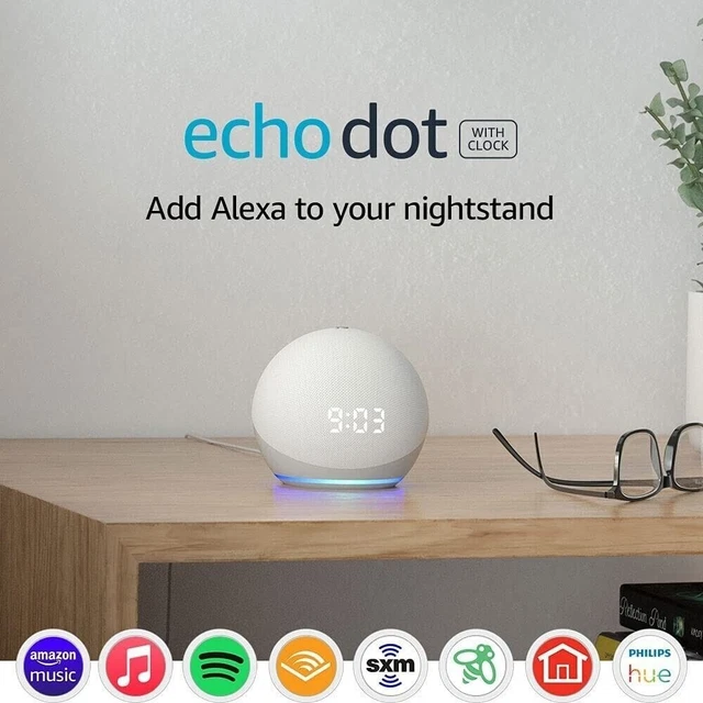 AMAZON ECHO Dot 4th Gen Smart Speaker With Clock And Alexa 