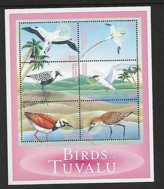 2000 Birds Mini Sheet set of 6 Complete MUH/MNH as issued